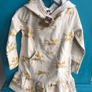 Tea Collection Hooded Sweater Dress